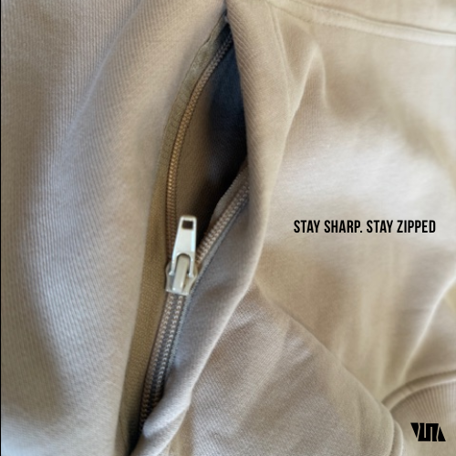 Hoodie - WL “Stay sharp. Stay zipped.”