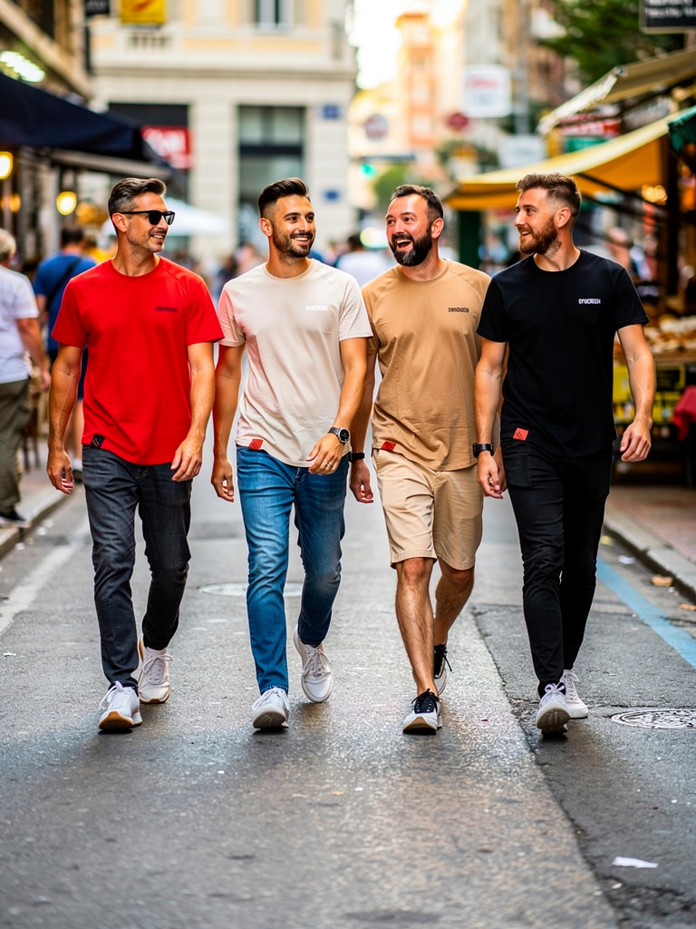 Tee Slimfit - Grå