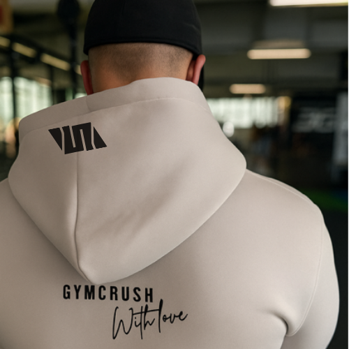 Hoodie - WL Beige “Stay sharp. Stay zipped.” (Kopia) (Kopia)