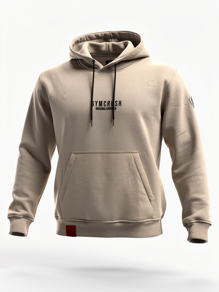 Hoodie - WL Beige “Stay sharp. Stay zipped.” (Kopia) (Kopia)