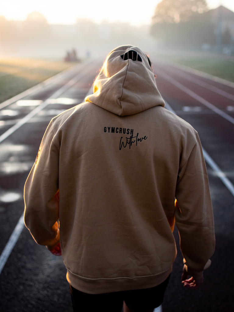 Hoodie - WL Beige “Stay sharp. Stay zipped.” (Kopia) (Kopia)