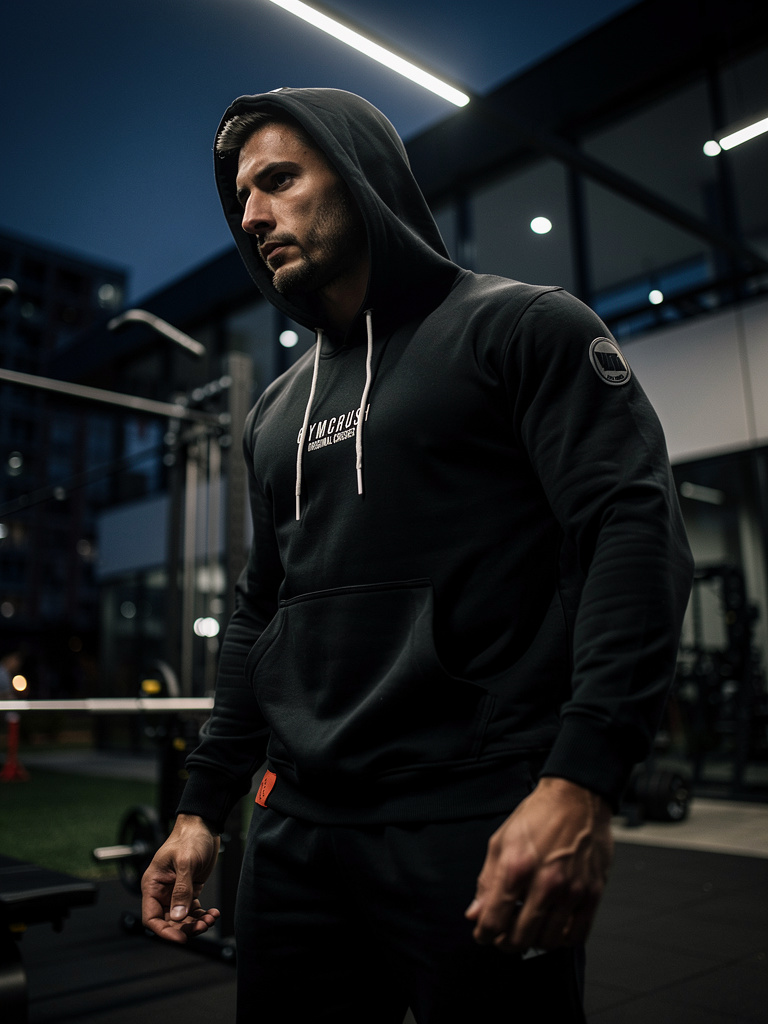 Hoodie - WL  Black “Stay sharp. Stay zipped.” (Kopia)